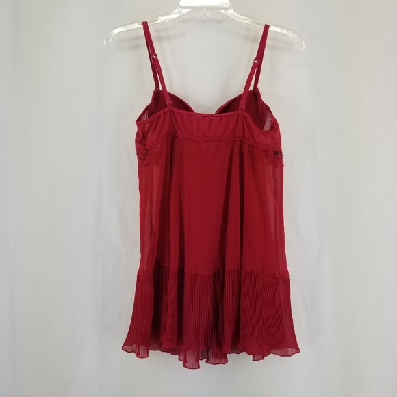 DELICATES Sexy Red Sheer Padded Babydoll Nightie - Picture 6 of 12